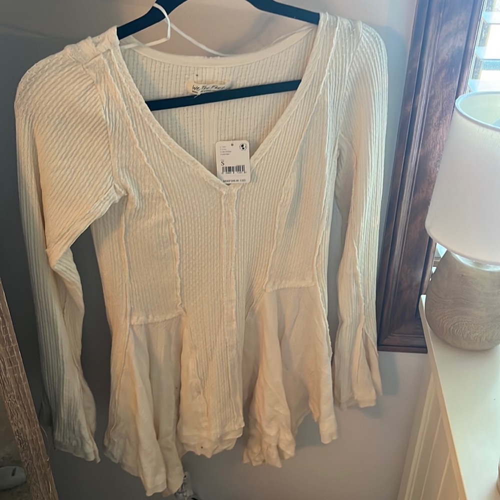 Free People Long Shirt